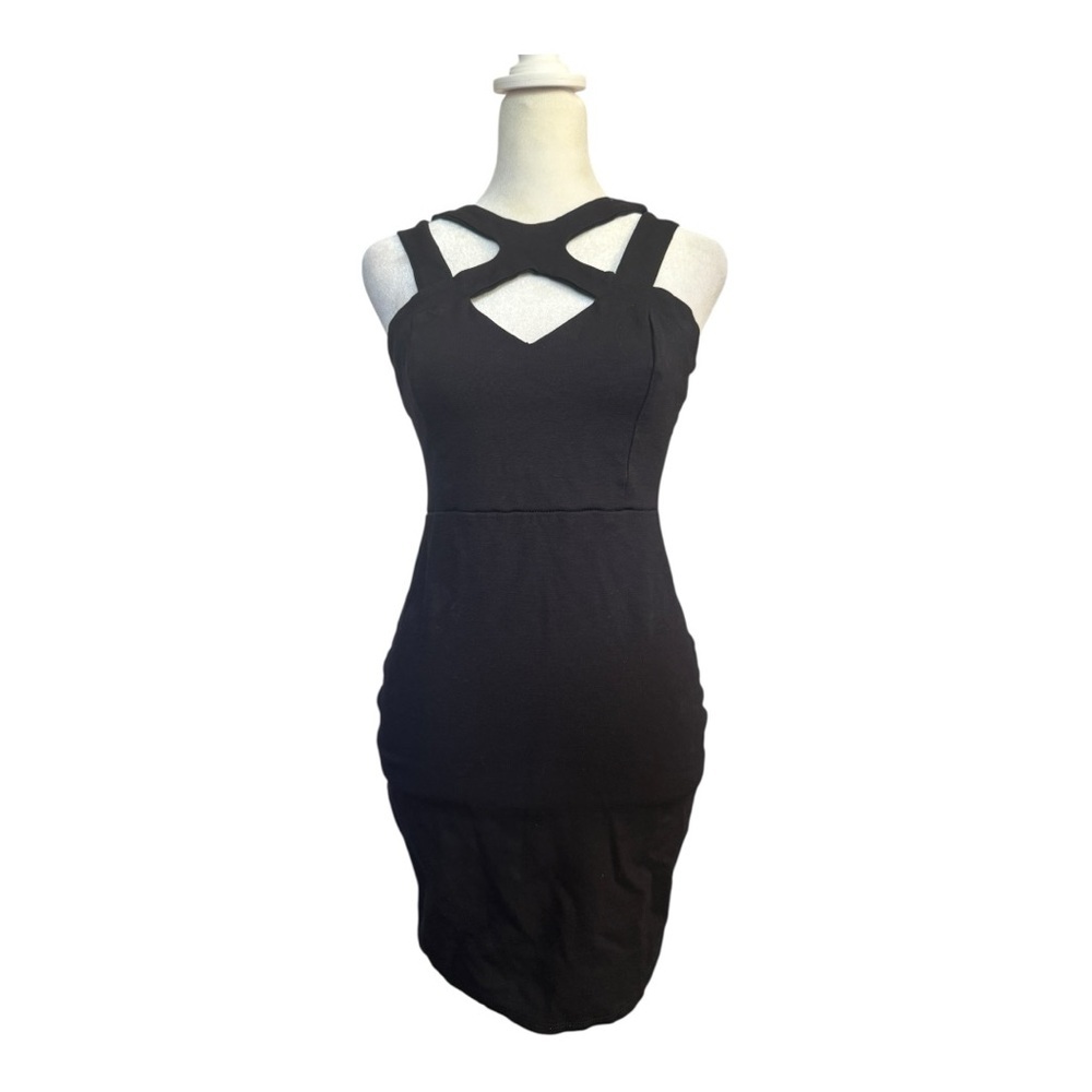 Little Black Dress Bodycon Solemio Los Angeles Sexy Dress Party - Picture 4 of 5